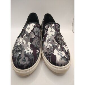 Isaac Mizrahi Live Daphney Womens Slip-On Shoes Floral Camouflage Canvas Size 8M